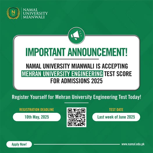 Dreaming Big? Start at Namal University! Where innovation meets inspiration!