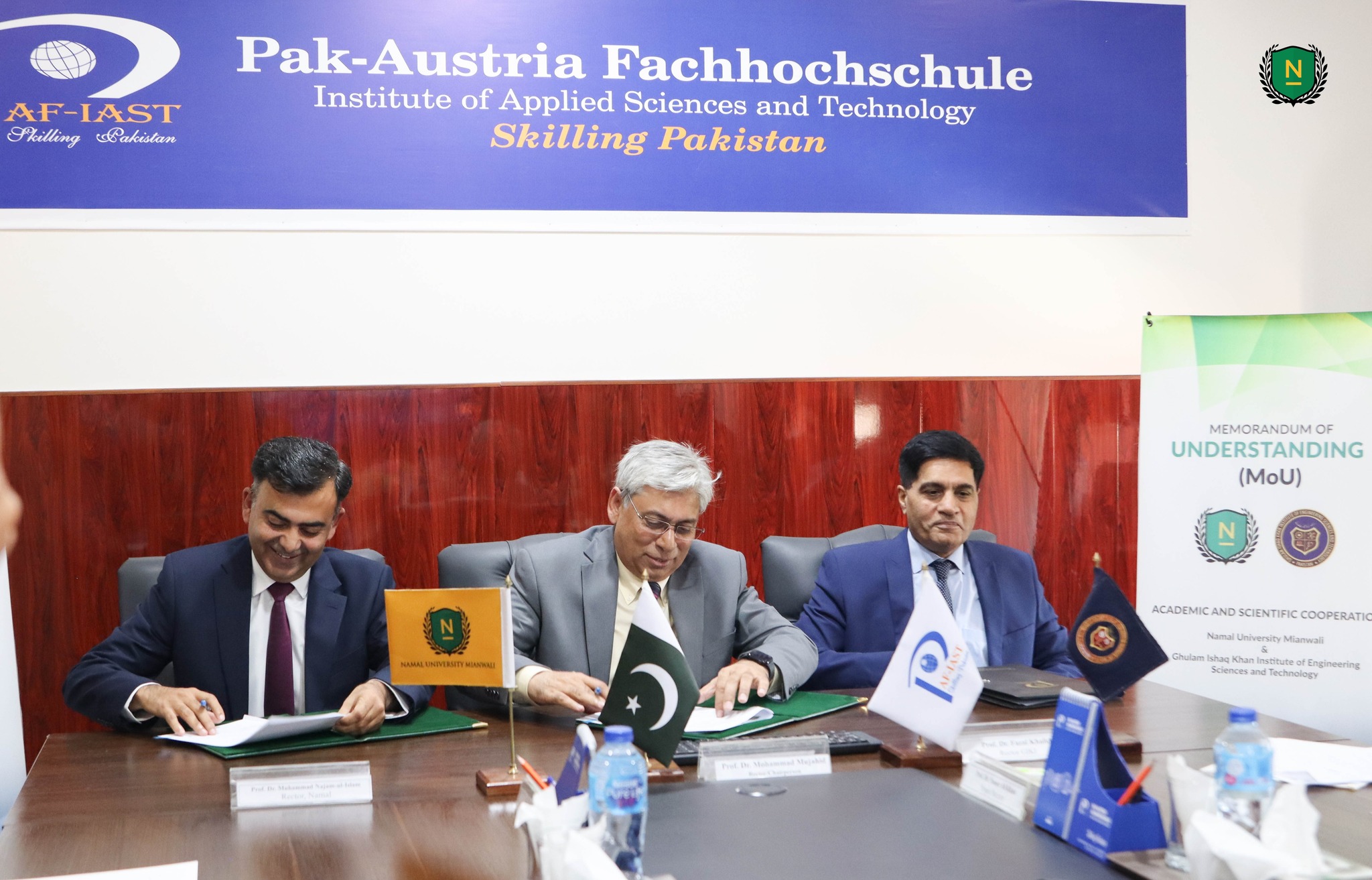 Namal, GIKI, and PAF-IAST Sign MoU to Boost AI and Technology in Pakistan