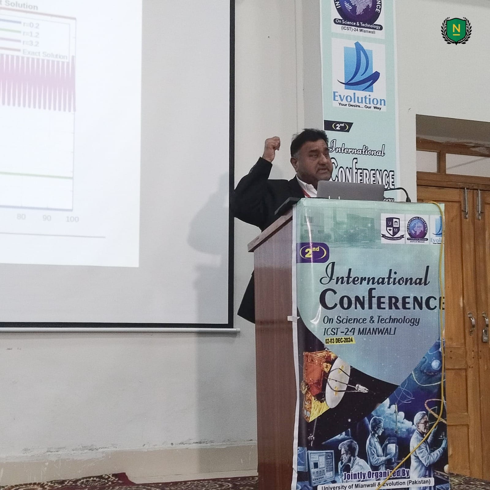 Prof. Muhammad Rafiq Delivers Keynote at ICST-24 Conference