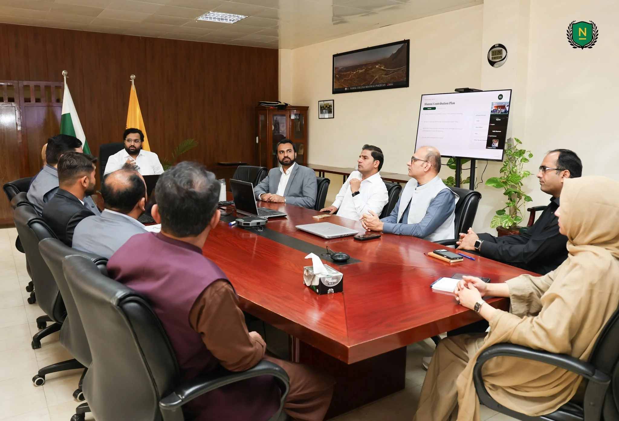 Namal Alumni Association Executive Committee Holds First On-Campus Meeting
