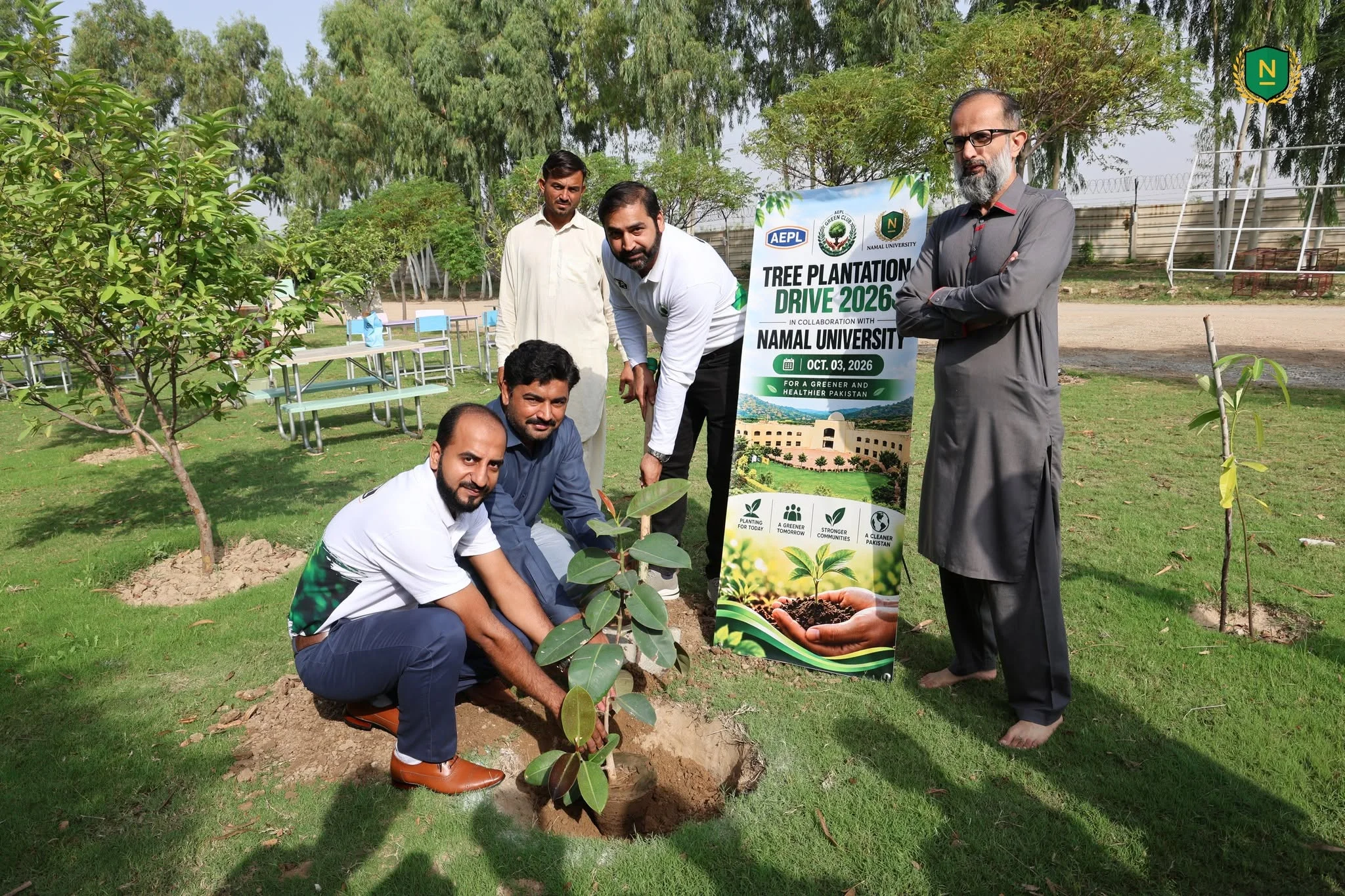 Namal University Hosts Plantation Drive for a Greener Future