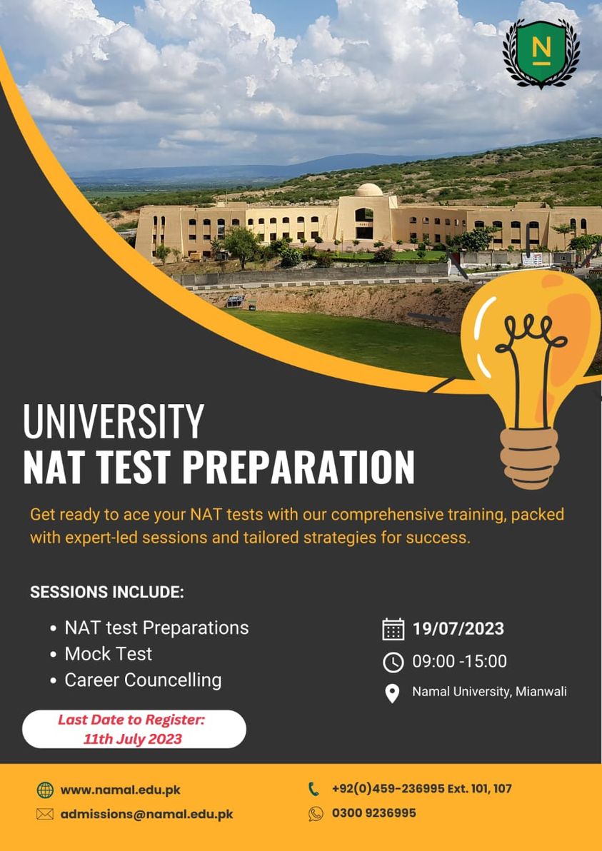 Join Our NAT Test Preparatory Sessions