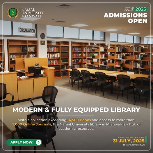 Admissions for Fall 2025 are now OPEN