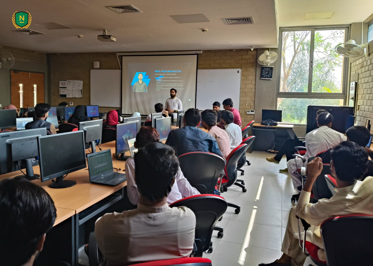 CS department organized a Workshop on Full Stack Development
