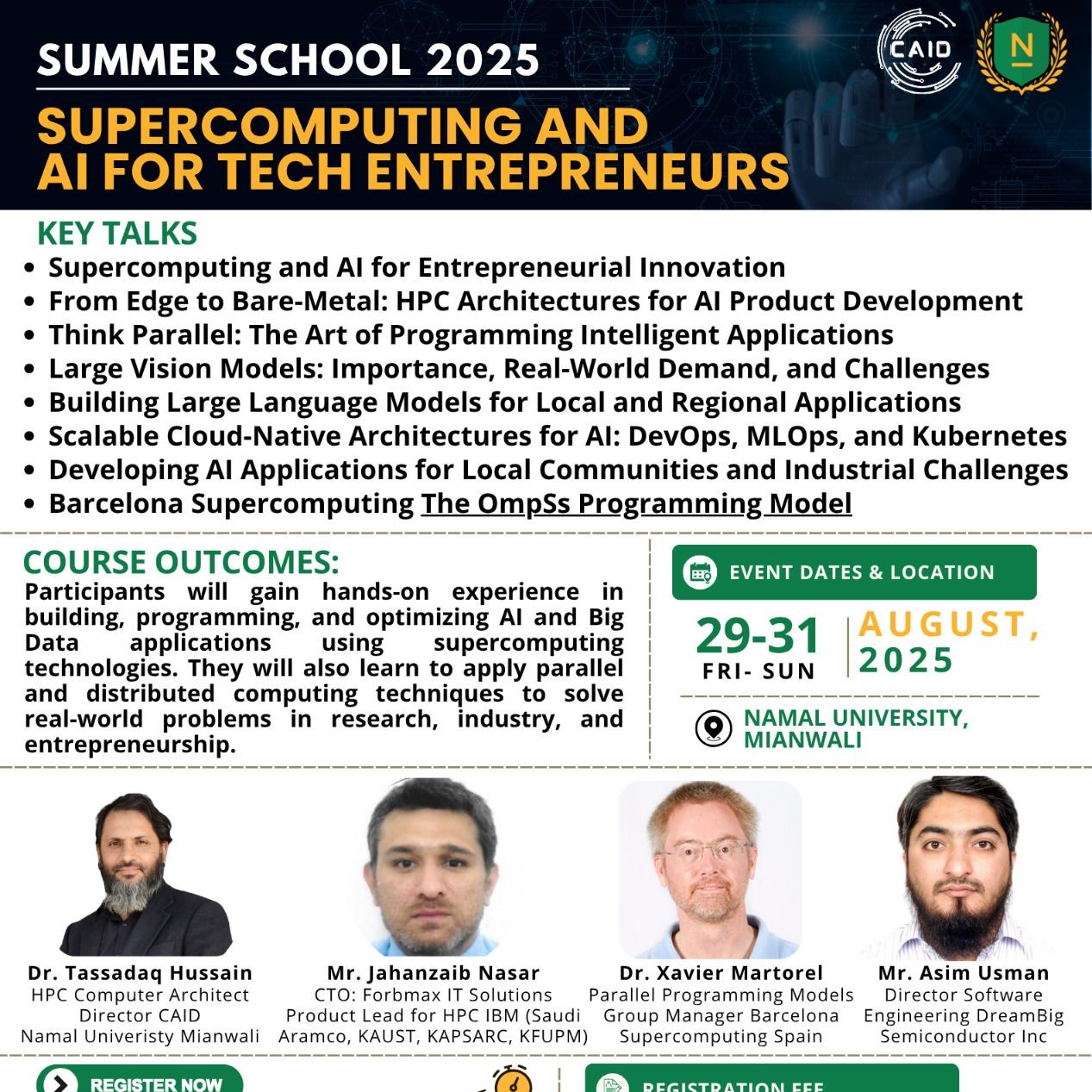Summer School on Supercomputing & AI for Tech Entrepreneurs