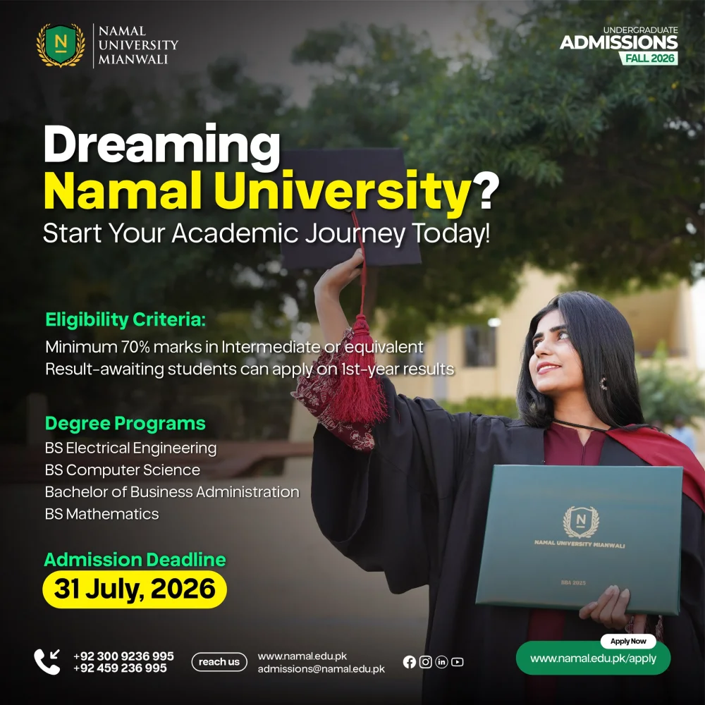 Admissions Open Fall 2026