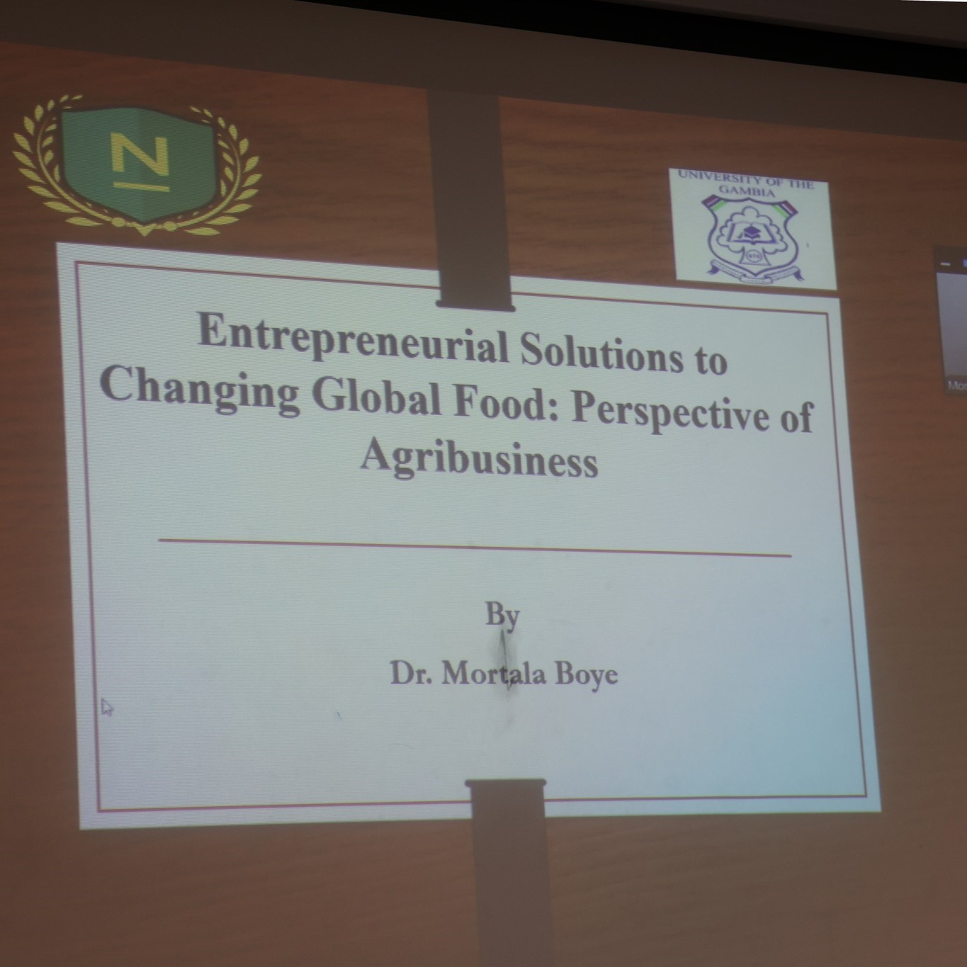 Guest Session on Agribusiness and Innovation