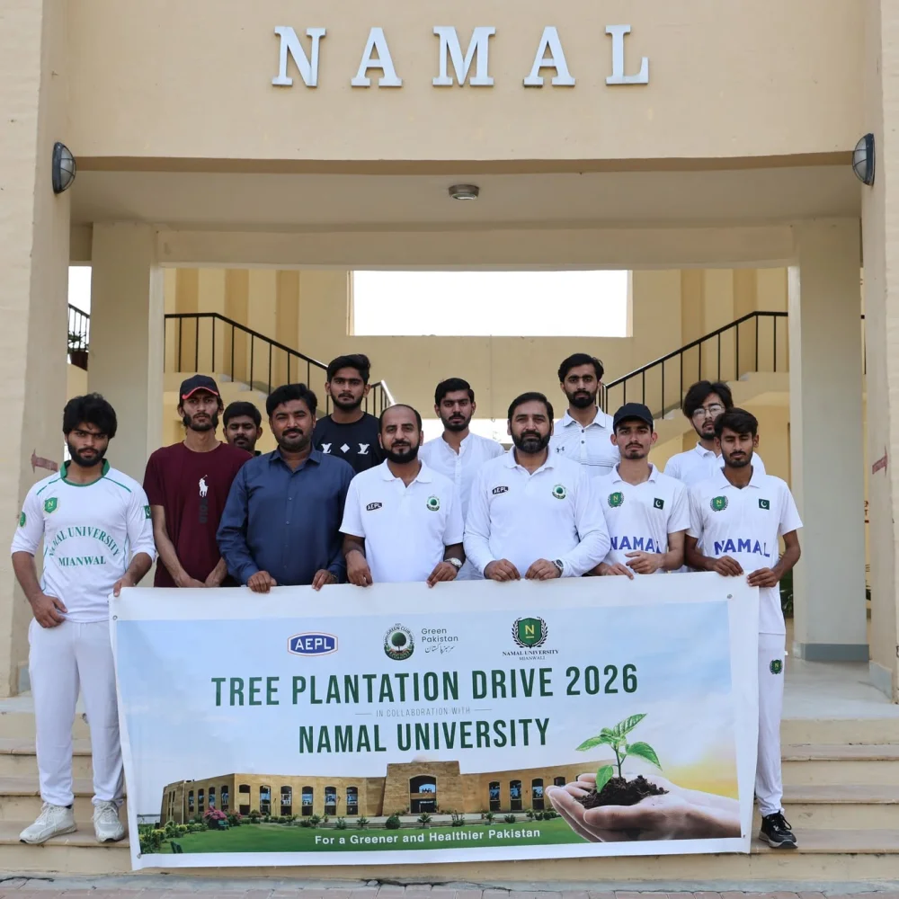 Namal University Hosts Plantation Drive for a Greener Future