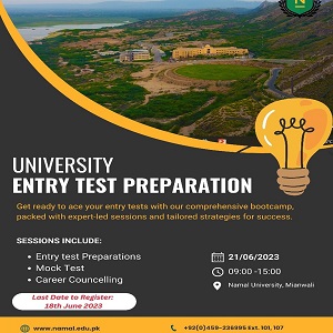 Join Our Entry Test Preparation Sessions